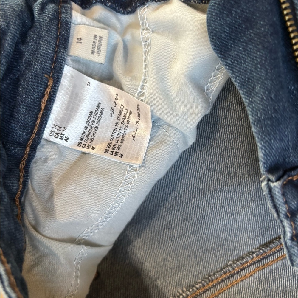 Style & Co. Blue Distressed Women's jeans - Picture 2 of 4
